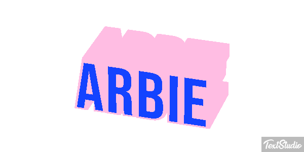 Arbie Text effect