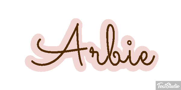 Arbie Text effect