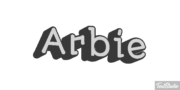 Arbie Text effect