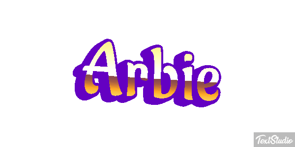 Arbie Text effect