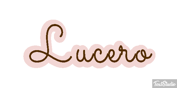Lucero Text effect