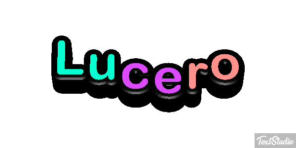 Lucero Text effect