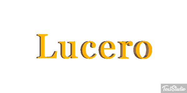 Lucero Text effect