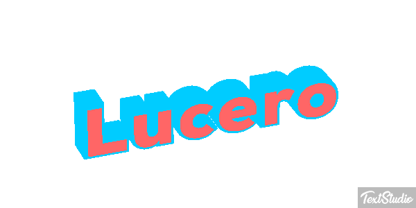 Lucero Text effect