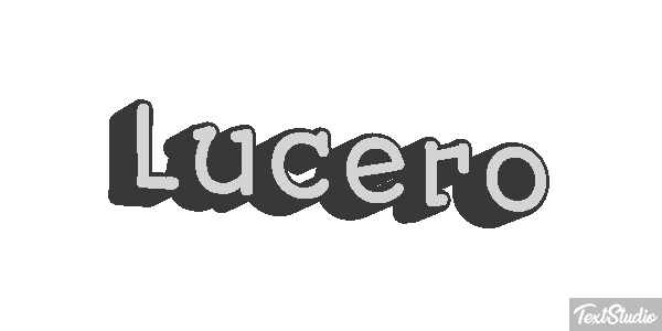 Lucero Text effect