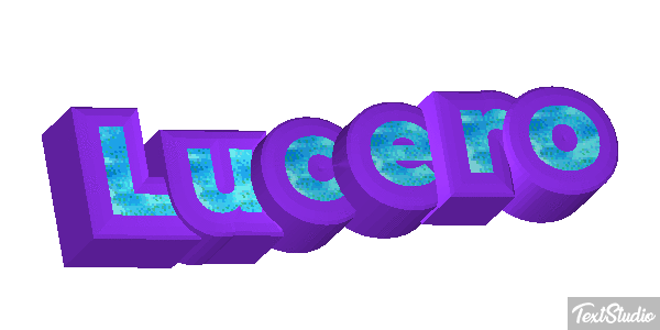 Lucero Text effect
