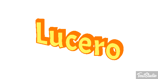 Lucero Text effect