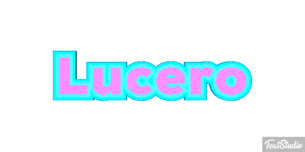 Lucero Text effect