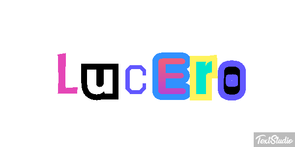 Lucero Text effect