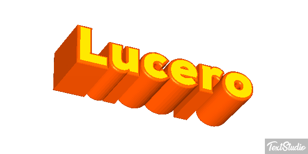 Lucero Text effect