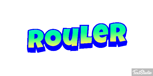 Rouler Effet de texte