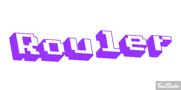 Rouler Effet de texte