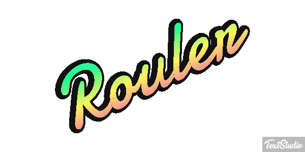 Rouler Effet de texte