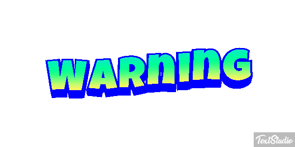 Warning Efekt tekstowy