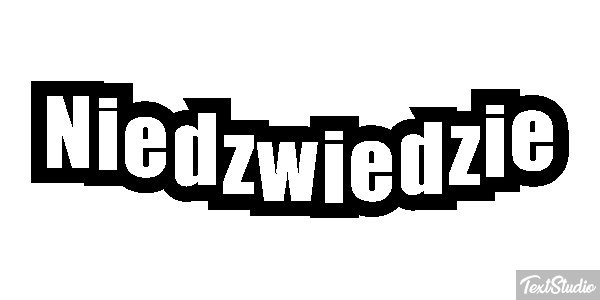Niedźwiedzie Efekt tekstowy