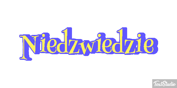 Niedźwiedzie Efekt tekstowy