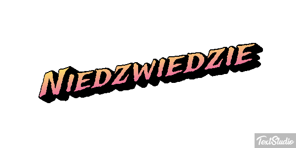 Niedźwiedzie Efekt tekstowy