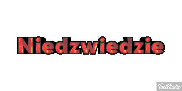 Niedźwiedzie Efekt tekstowy