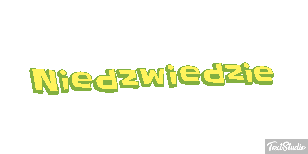 Niedźwiedzie Efekt tekstowy
