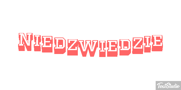 Niedźwiedzie Efekt tekstowy