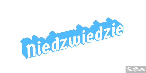 Niedźwiedzie Efekt tekstowy