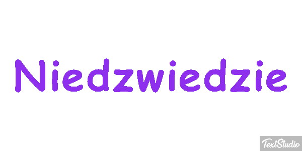 Niedźwiedzie Efekt tekstowy