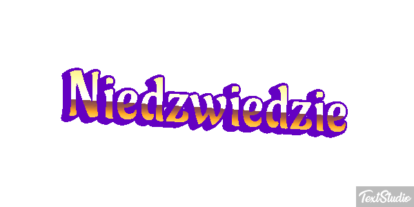 Niedźwiedzie Efekt tekstowy
