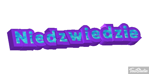 Niedźwiedzie Efekt tekstowy