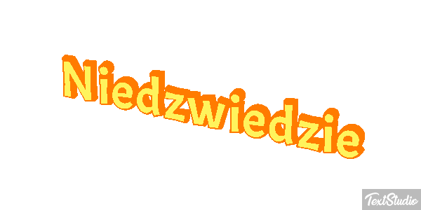 Niedźwiedzie Efekt tekstowy