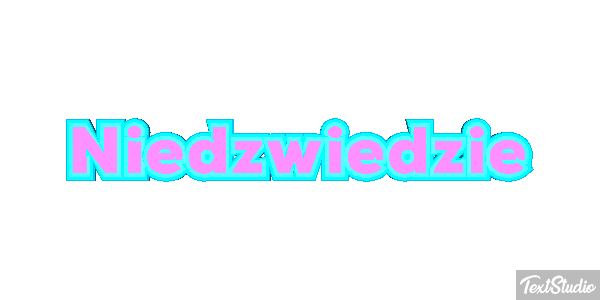 Niedźwiedzie Efekt tekstowy