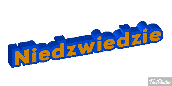 Niedźwiedzie Efekt tekstowy