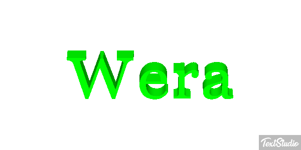 Wera Efekt tekstowy