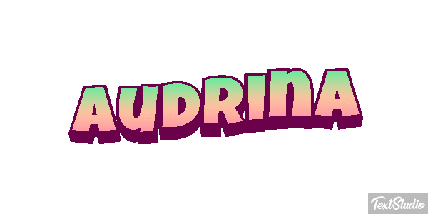 Audrina Text effect
