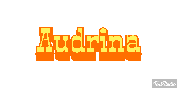Audrina Text effect