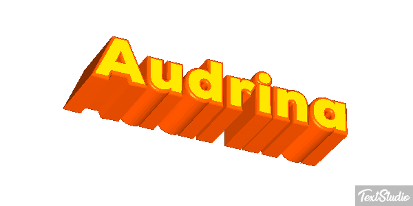 Audrina Text effect