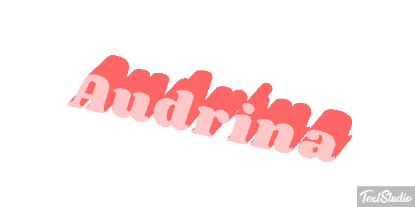 Audrina Text effect