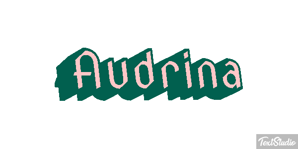 Audrina Text effect