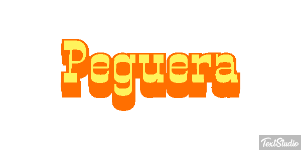 Peguera Efekt tekstowy