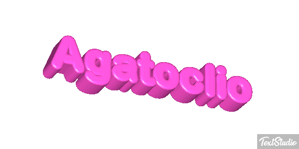 Agatoclio Efecto de texto