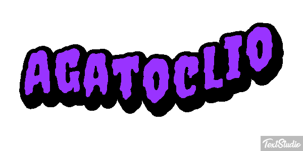 Agatoclio Efecto de texto