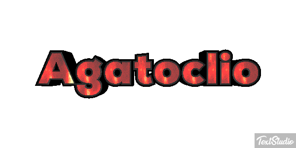 Agatoclio Efecto de texto