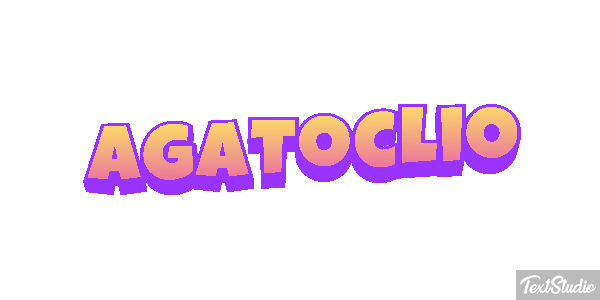 Agatoclio Efecto de texto