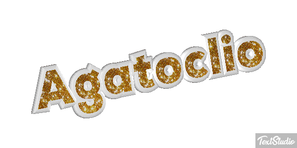 Agatoclio Efecto de texto