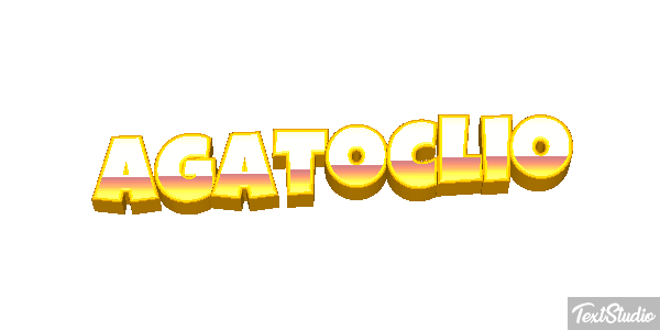 Agatoclio Efecto de texto