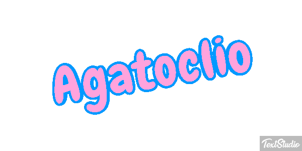 Agatoclio Efecto de texto
