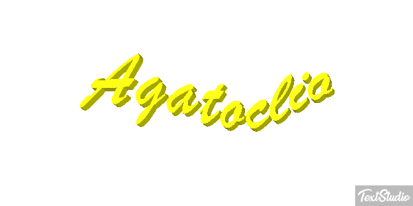 Agatoclio Efecto de texto