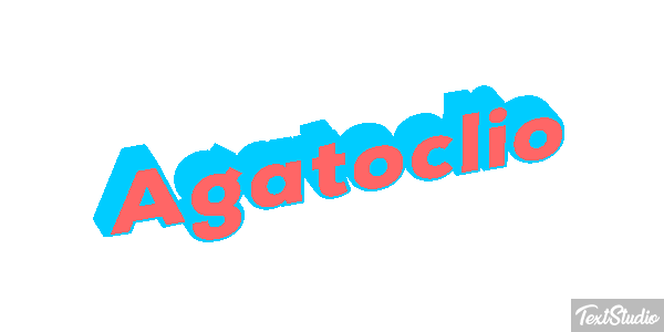 Agatoclio Efecto de texto