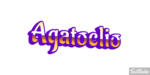 Agatoclio Efecto de texto