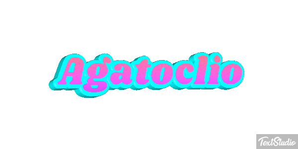 Agatoclio Efecto de texto