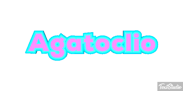 Agatoclio Efecto de texto
